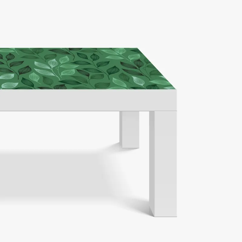 Naklejka na biurko i stół tropikalny wzór hibiskusa – Wallissimo®