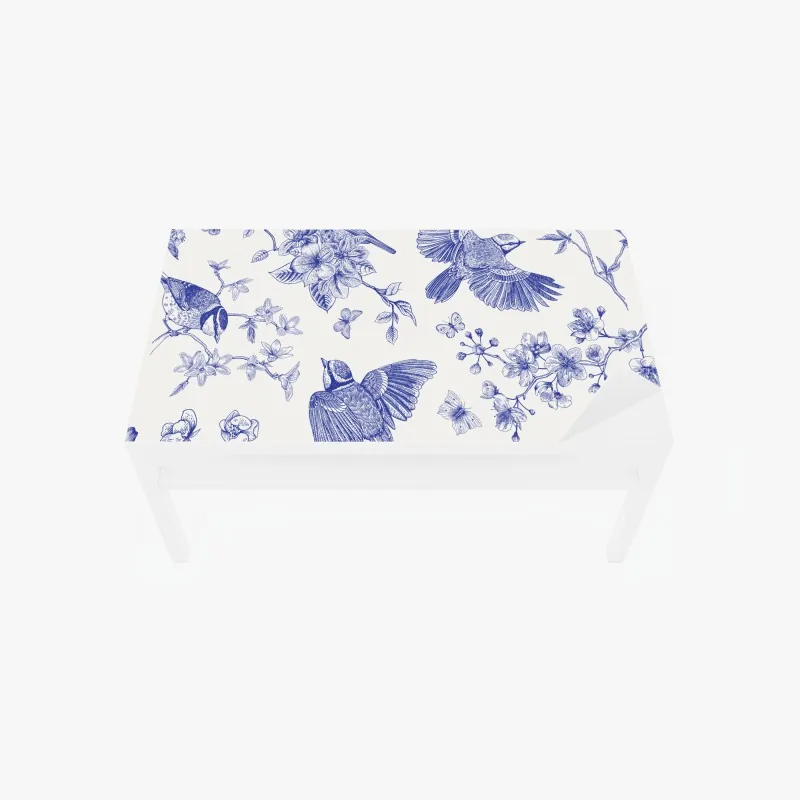 Naklejka na biurko i stół żywy abstrakcyjny wzór kształtów – Wallissimo®