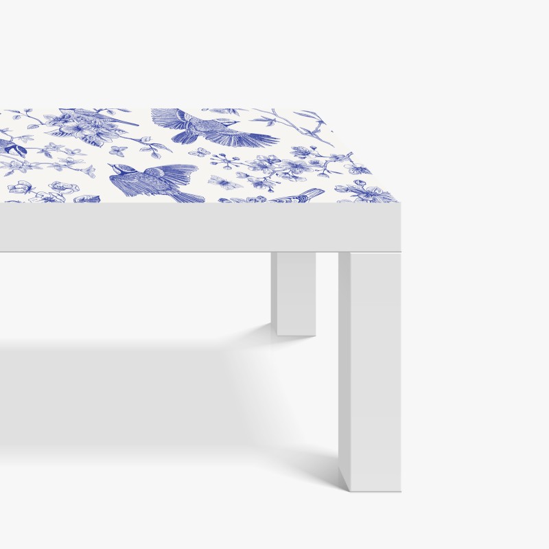 Naklejka na biurko i stół żywy abstrakcyjny wzór kształtów – Wallissimo®