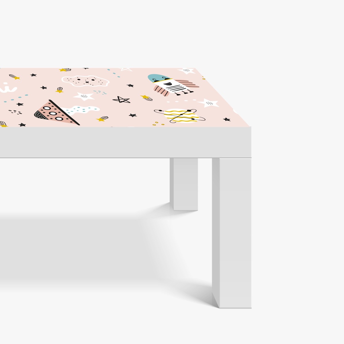 Naklejka na biurko i stół zabawny pastelowy wzór kosmiczny dla dzieci – Wallissimo® Naklejka na biurko i stół zabawny pastelowy wzór kosmiczny dla dzieci – Wallissimo®