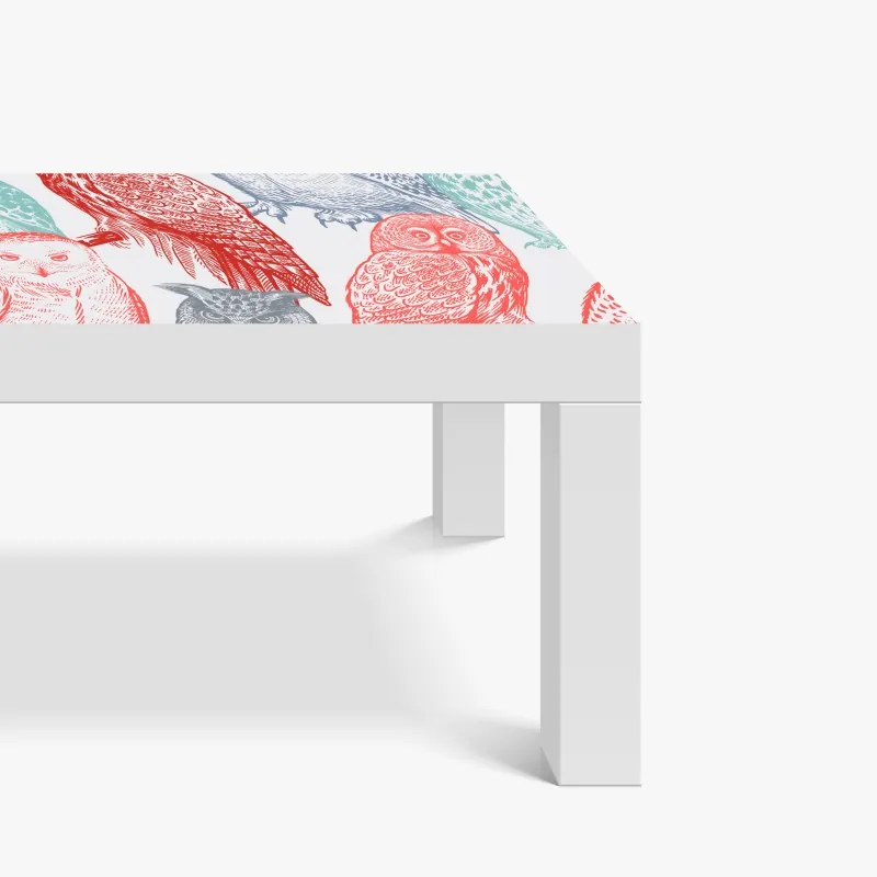 Naklejka na biurko i stół panorama zimowego lasu pokrytego śniegiem – Wallissimo®