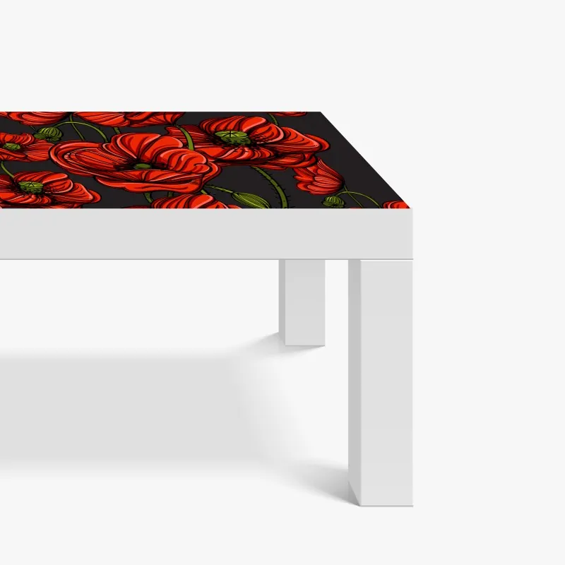 Naklejka na biurko i stół złota panorama zachodu słońca nad plażą z Górą Stołową – Wallissimo®