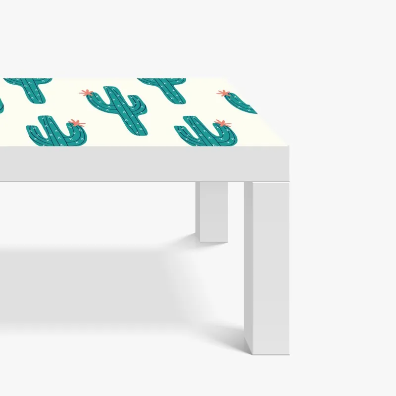 Naklejka na biurko i stół delikatny tropikalny motyw hibiskusa – Wallissimo®