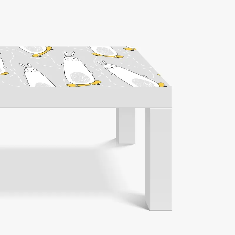 Naklejka na biurko i stół niebiesko-złoty abstrakcyjny marmur – Wallissimo®