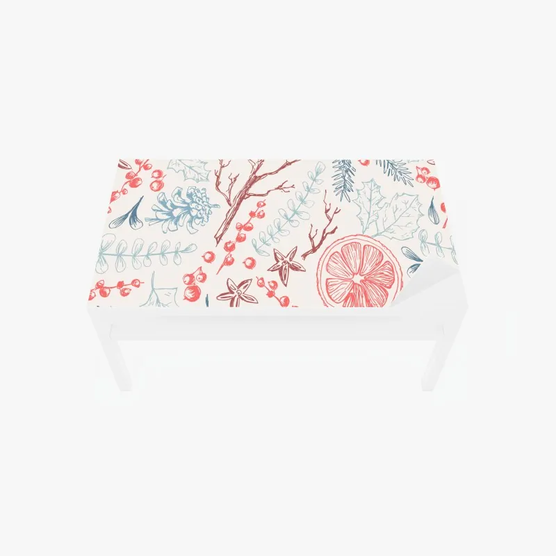 Naklejka na biurko i stół spokojna zielona ścieżka leśna – Wallissimo®