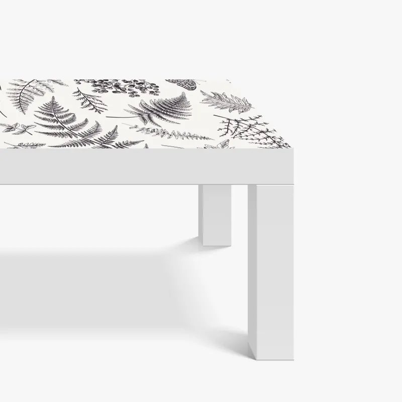 Naklejka na biurko i stół spokojna zielona ścieżka leśna – Wallissimo®