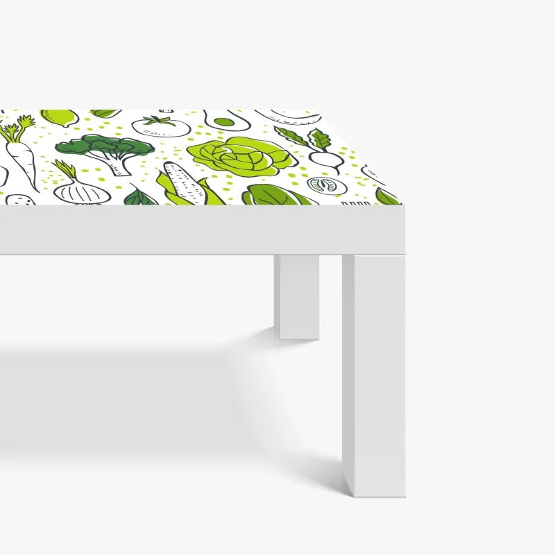 Naklejka na biurko i stół zielona tekstura marmuru – Wallissimo®