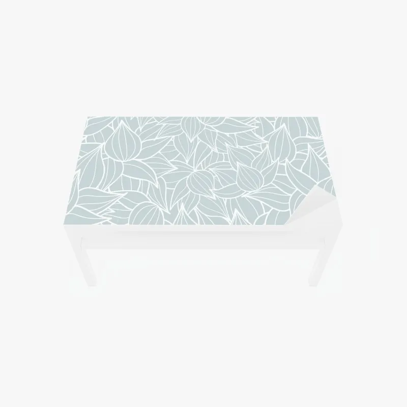 Naklejka na biurko i stół złoty wzór wachlarza w stylu art deco – Wallissimo®