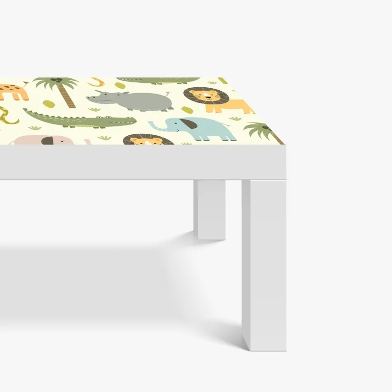 Naklejka na biurko i stół złoty wzór falowy do dekoracji ściennej – Wallissimo®