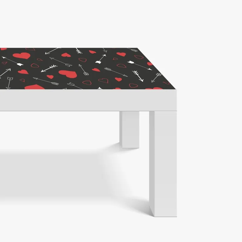 Naklejka na biurko i stół zimowy spokój w Hallstatt — alpejska wioska nad jeziorem – Wallissimo®