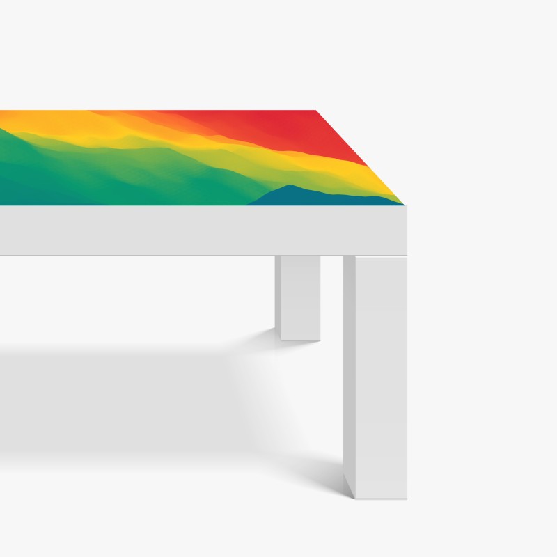 Naklejka na biurko i stół wschód słońca nad Lago di Braies – Wallissimo®