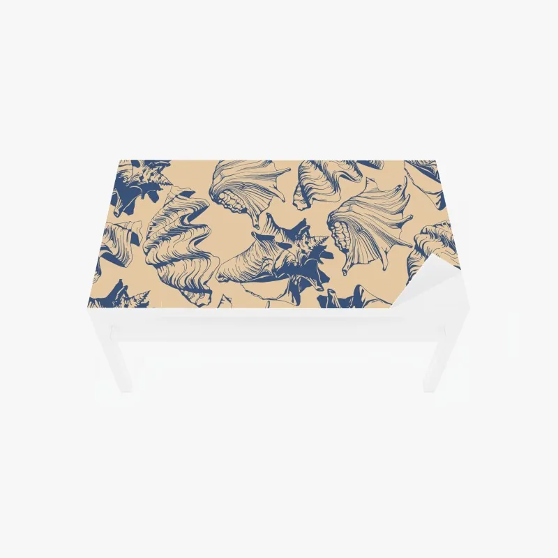 Naklejka na biurko i stół różowa dalia w zbliżeniu – Wallissimo®