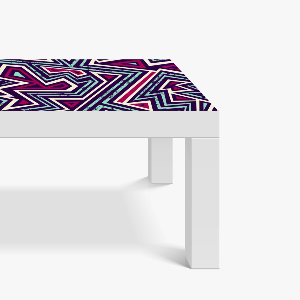 Naklejka na biurko i stół odważny geometryczny wzór z trójkątami – Wallissimo® Naklejka na biurko i stół odważny geometryczny wzór z trójkątami – Wallissimo®