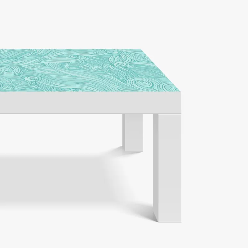 Naklejka na biurko i stół delikatny tropikalny motyw hibiskusa – Wallissimo®