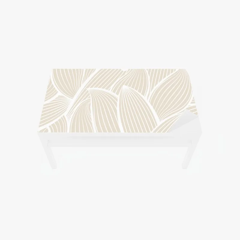 Naklejka na biurko i stół pastelowy wzór muszelkowy – Wallissimo®