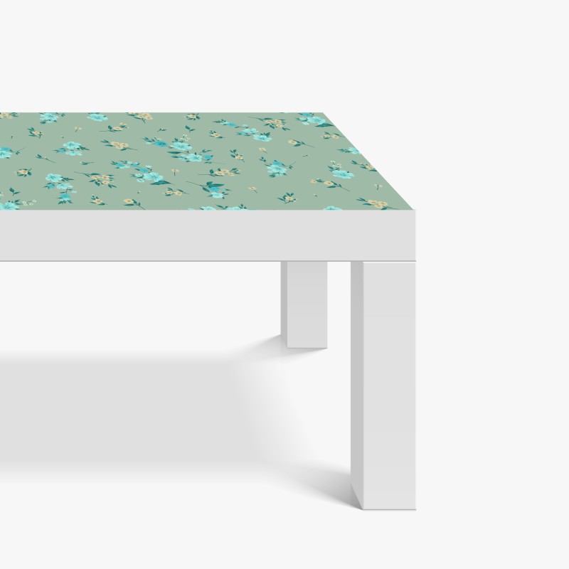 Naklejka na biurko i stół żółta geometryczna abstrakcja 3d – Wallissimo®