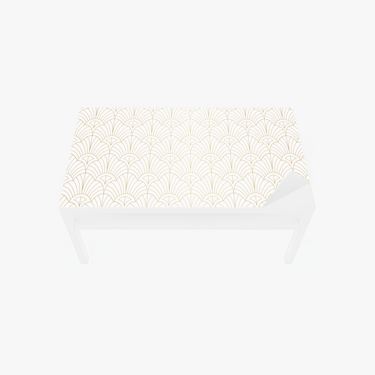 Table & desk veneer elegant gold art deco pattern