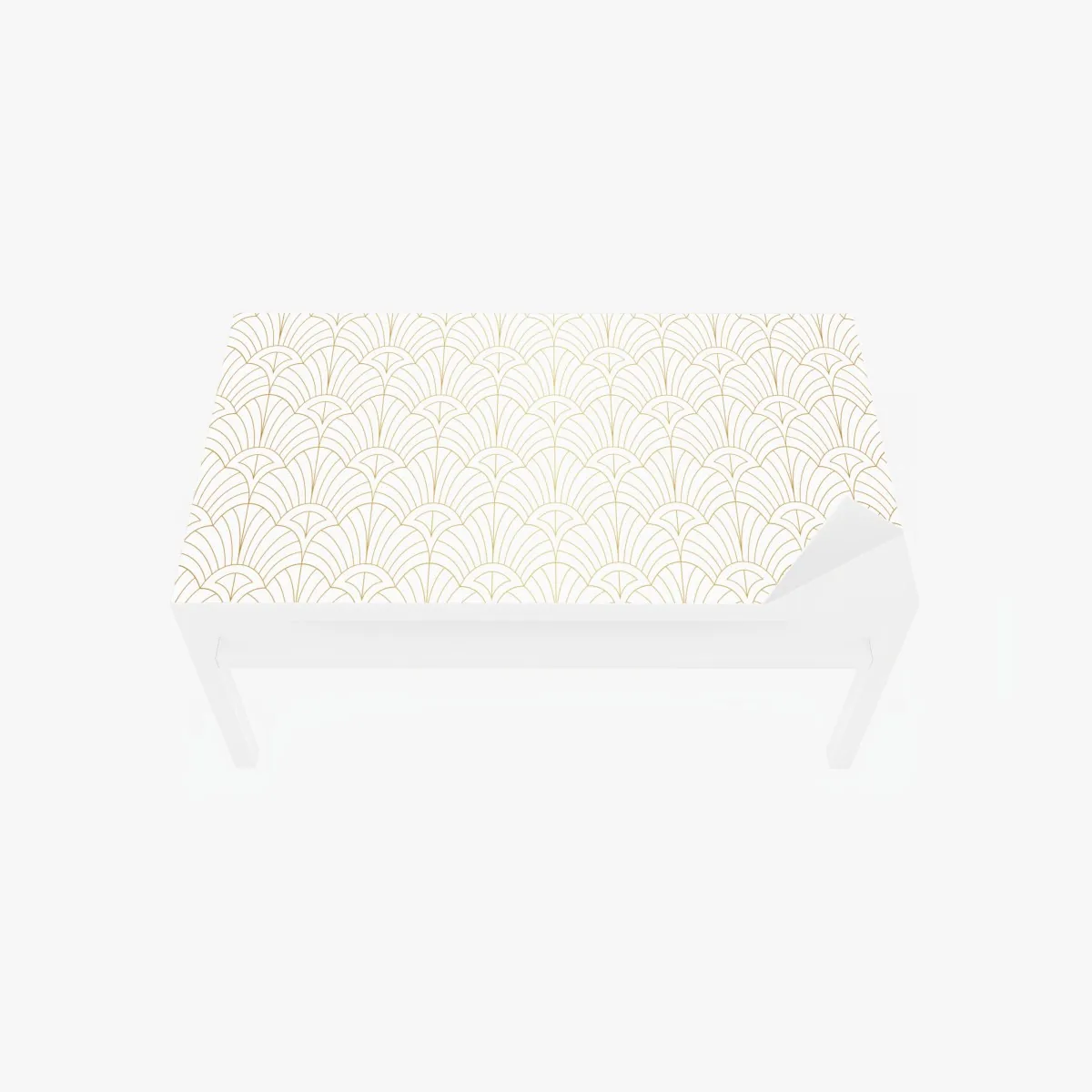 Naklejka na biurko i stół złoty wzór art deco – Wallissimo® Naklejka na biurko i stół złoty wzór art deco – Wallissimo®