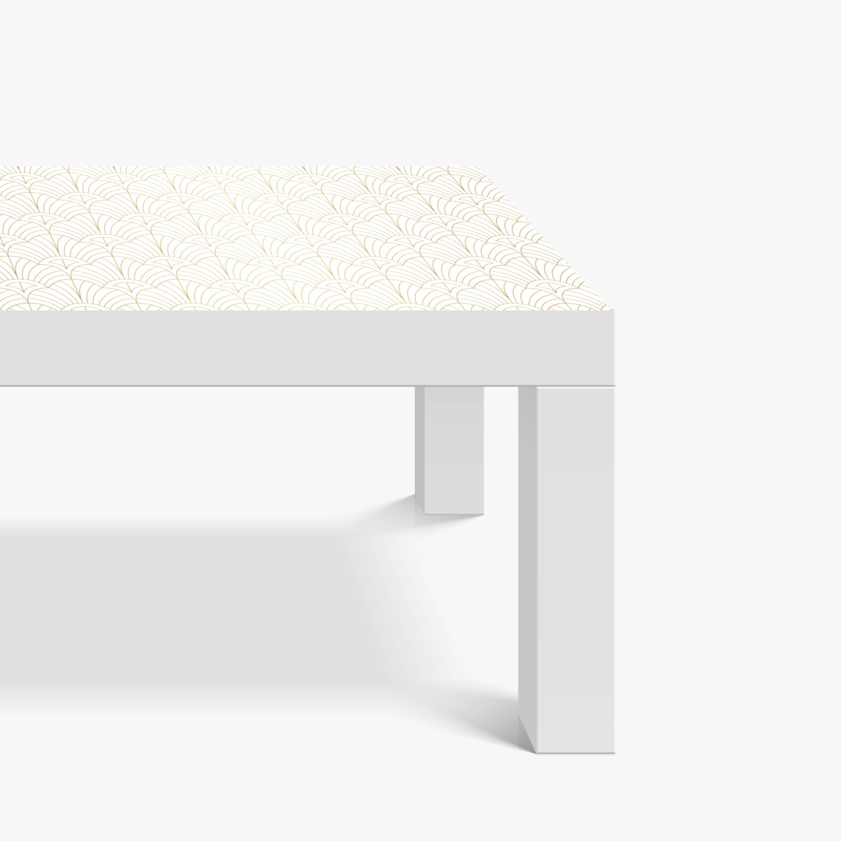 Naklejka na biurko i stół złoty wzór art deco – Wallissimo® Naklejka na biurko i stół złoty wzór art deco – Wallissimo®