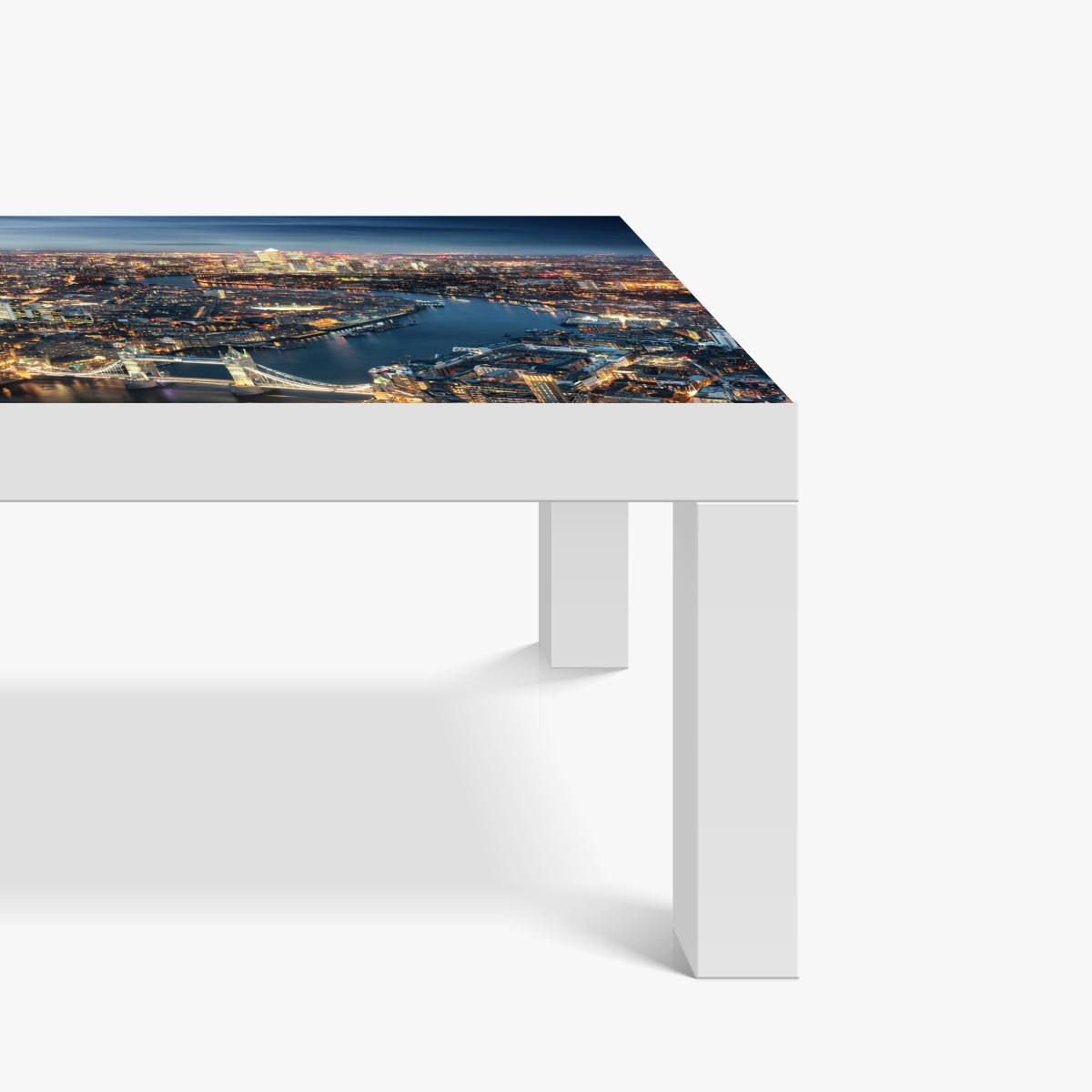 Naklejka na biurko i stół nocna panorama Londynu – Wallissimo® Naklejka na biurko i stół nocna panorama Londynu – Wallissimo®