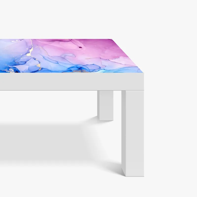 Naklejka na biurko i stół panorama Mont Blanc odbita w Lac Blanc – Wallissimo®