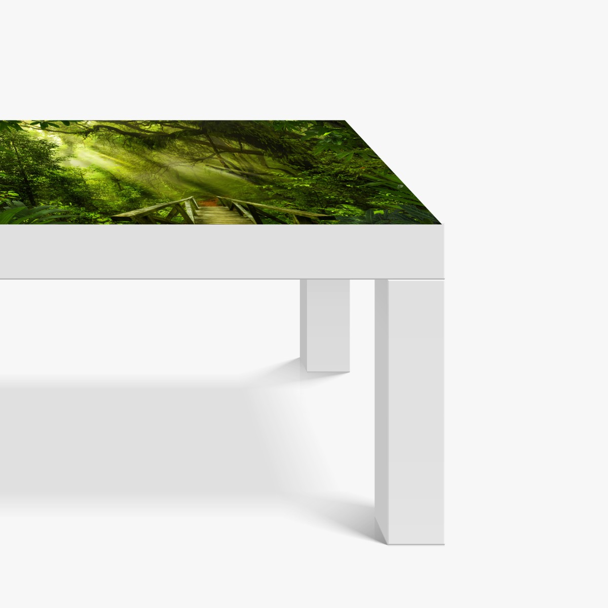 Naklejka na biurko i stół słoneczna leśna ścieżka – Wallissimo® Naklejka na biurko i stół słoneczna leśna ścieżka – Wallissimo®