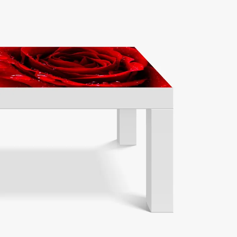 Naklejka na biurko i stół orientalny wzór koi i lotosów w turkusie i złocie – Wallissimo®