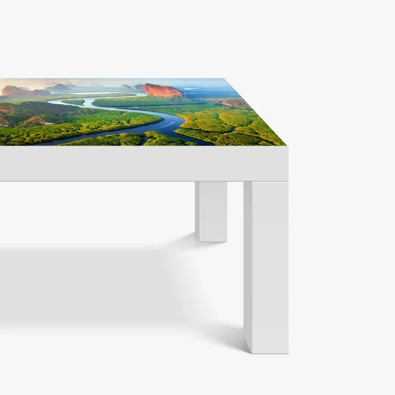 Naklejka na biurko i stół odważny geometryczny wzór na ścianę – Wallissimo®