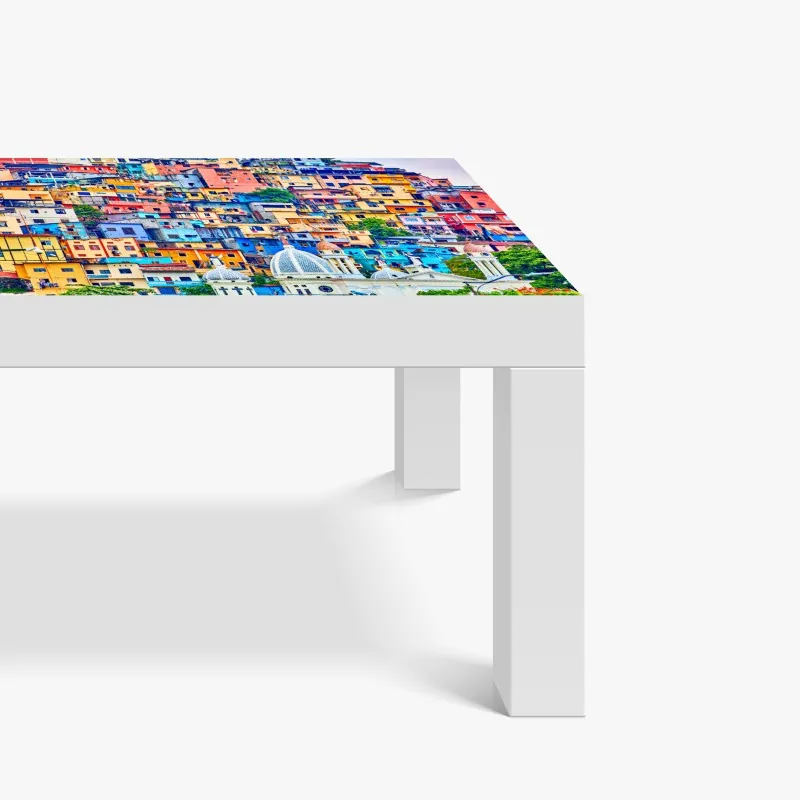 Naklejka na biurko i stół kolorowe domy Las Peñas na wzgórzu Santa Ana, Guayaquil – Wallissimo® Naklejka na biurko i stół kolorowe domy Las Peñas na wzgórzu Santa Ana, Guayaquil – Wallissimo®