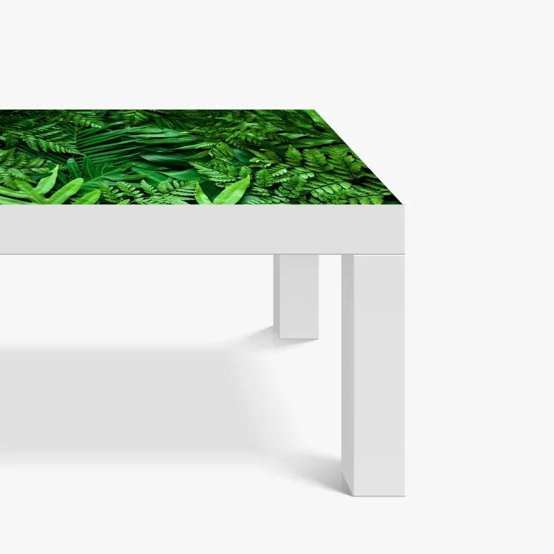 Naklejka na biurko i stół tropikalna dżungla ze zwierzętami – Wallissimo®