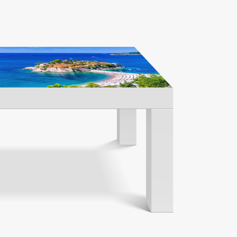 Naklejka na biurko i stół mglisty poranek nad Val d'Orcia – Wallissimo®