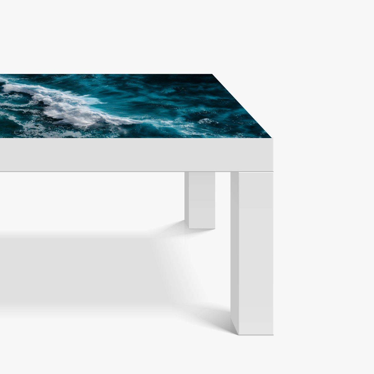 Naklejka na biurko i stół turkusowe fale oceanu z lotu ptaka Bali – Wallissimo® Naklejka na biurko i stół turkusowe fale oceanu z lotu ptaka Bali – Wallissimo®