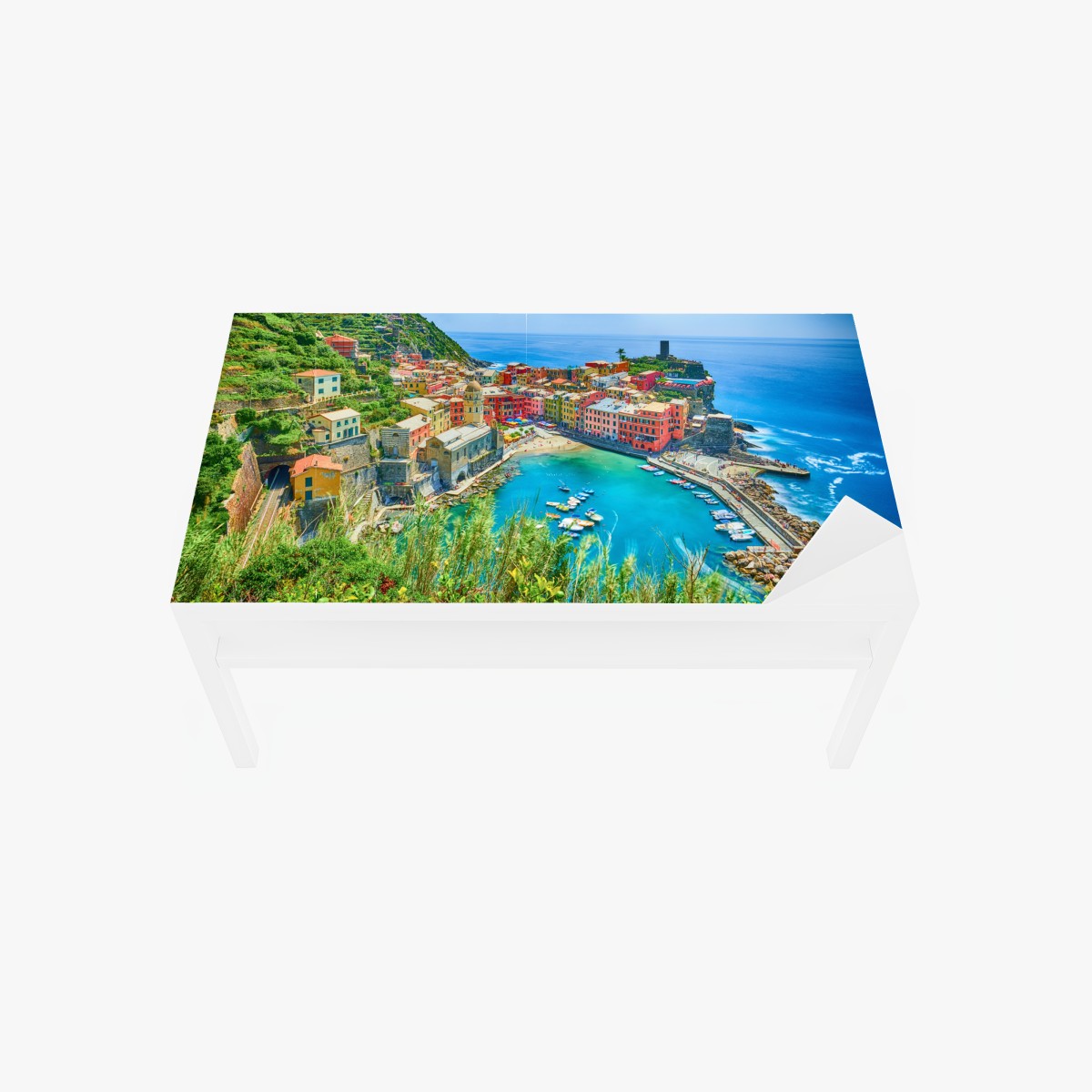 Table & desk veneer Vernazza colorful coastal village, Italy