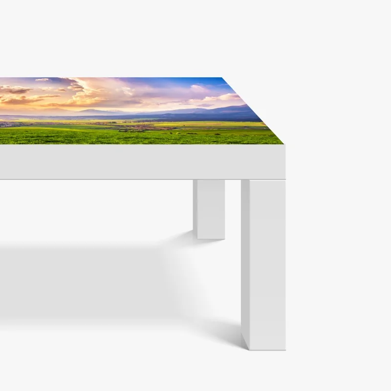 Naklejka na biurko i stół panorama wiosennej doliny górskiej, Tatry Słowacja – Wallissimo® Naklejka na biurko i stół panorama wiosennej doliny górskiej, Tatry Słowacja – Wallissimo®