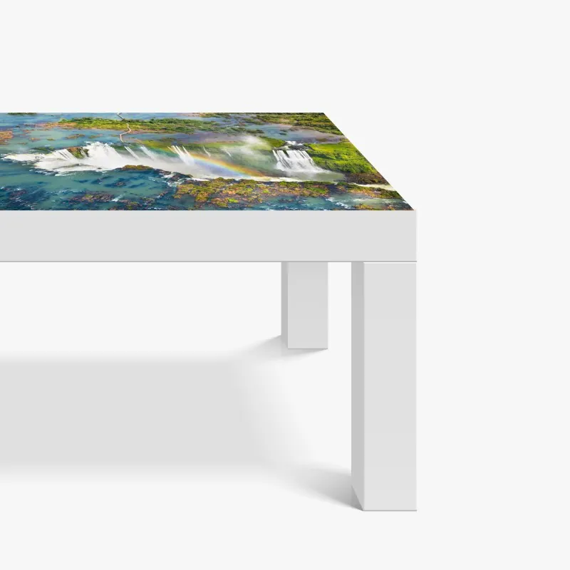 Naklejka na biurko i stół zielone bańki abstrakcyjna kompozycja – Wallissimo®