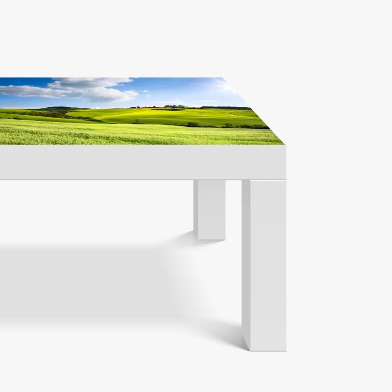 Naklejka na biurko i stół Toskania zielone wzgórza o zachodzie słońca – Wallissimo® Naklejka na biurko i stół Toskania zielone wzgórza o zachodzie słońca – Wallissimo®