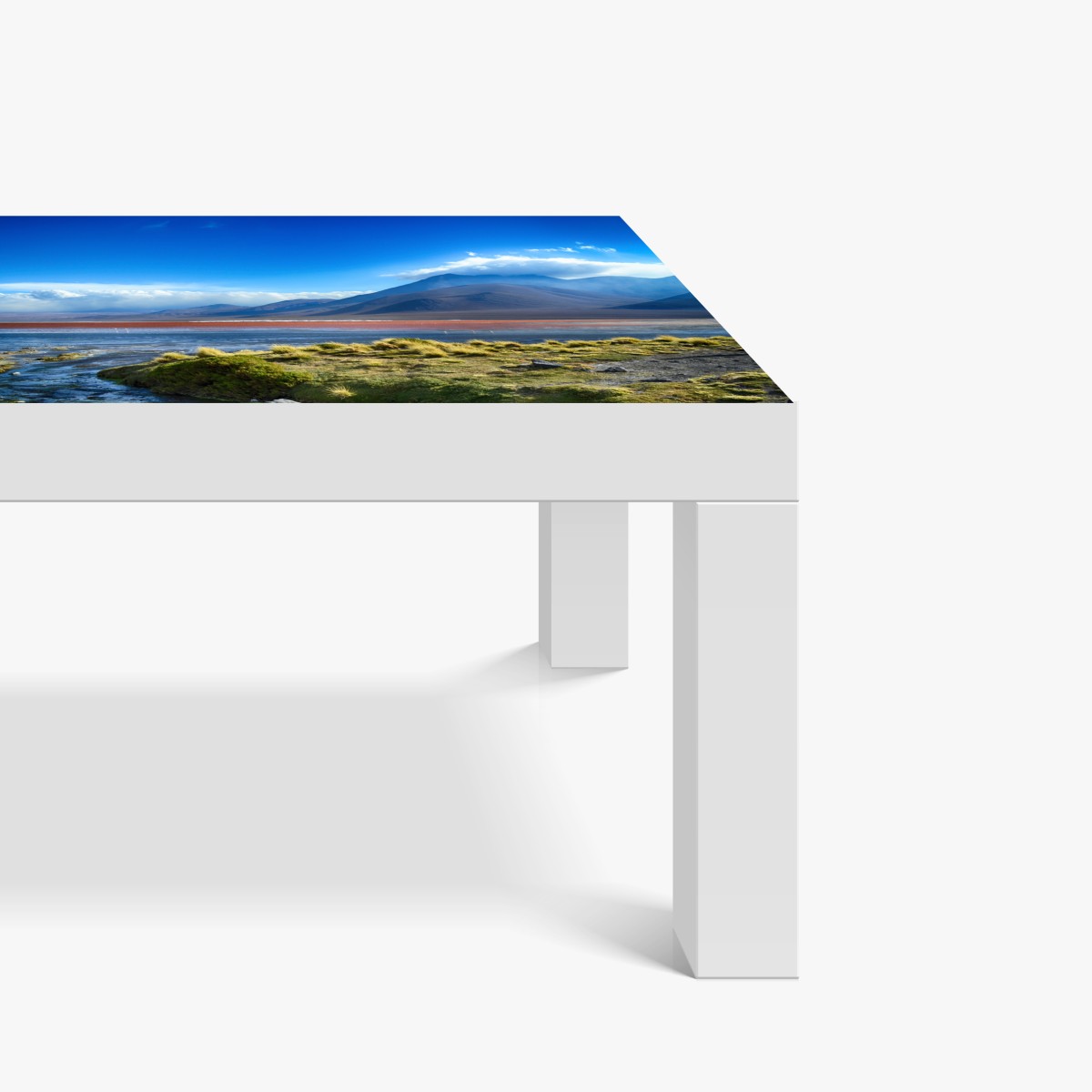 Naklejka na biurko i stół spokojna laguna górska – Wallissimo® Naklejka na biurko i stół spokojna laguna górska – Wallissimo®