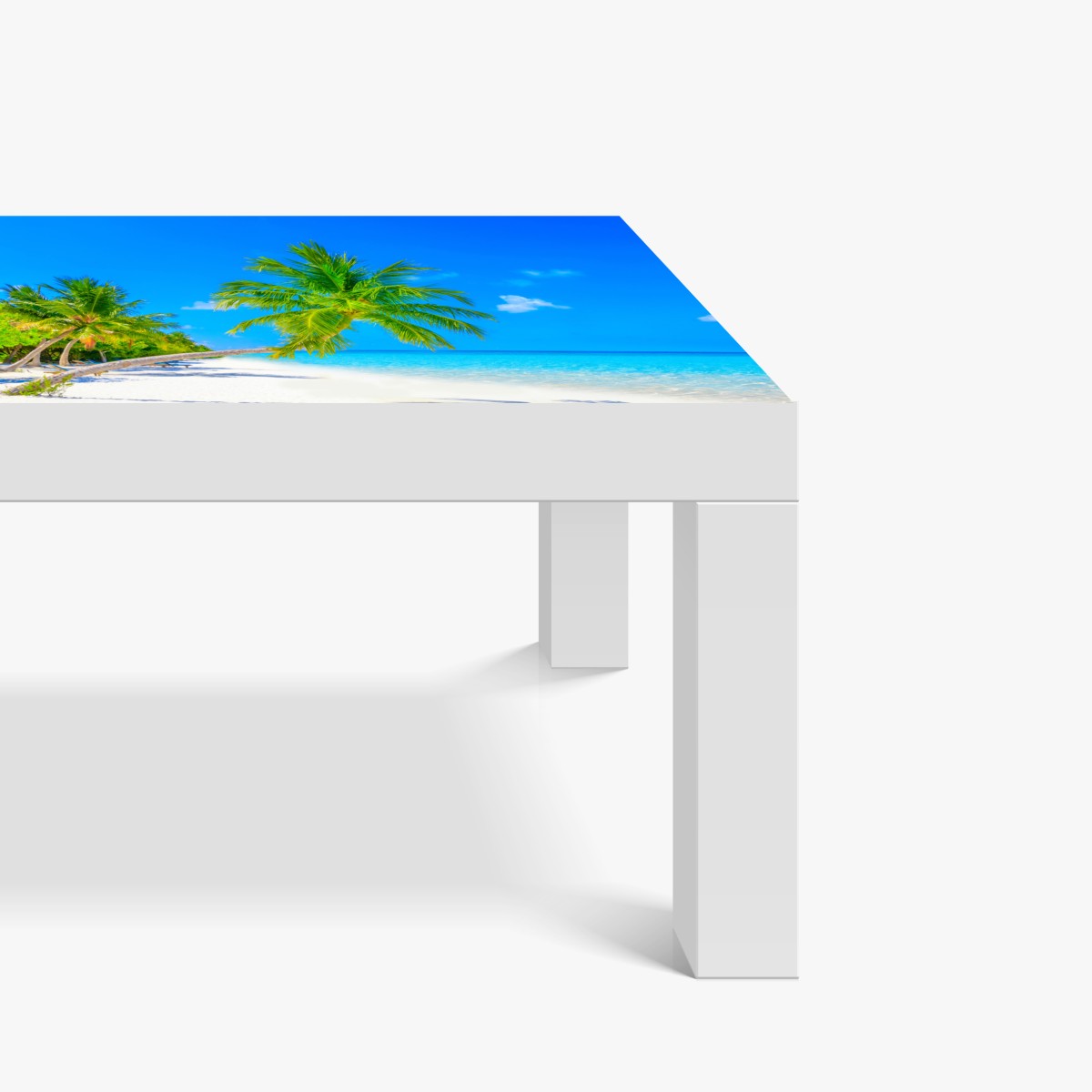 Naklejka na biurko i stół rajska plaża na Malediwach – Wallissimo® Naklejka na biurko i stół rajska plaża na Malediwach – Wallissimo®