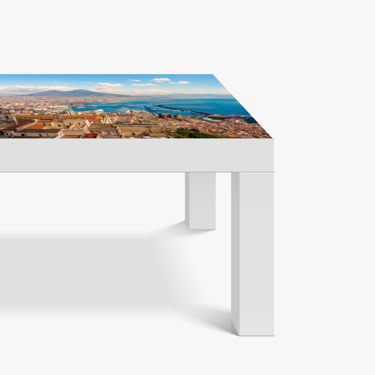 Naklejka na biurko i stół panorama Neapolu z Wezuwiuszem – Wallissimo® Naklejka na biurko i stół panorama Neapolu z Wezuwiuszem – Wallissimo®