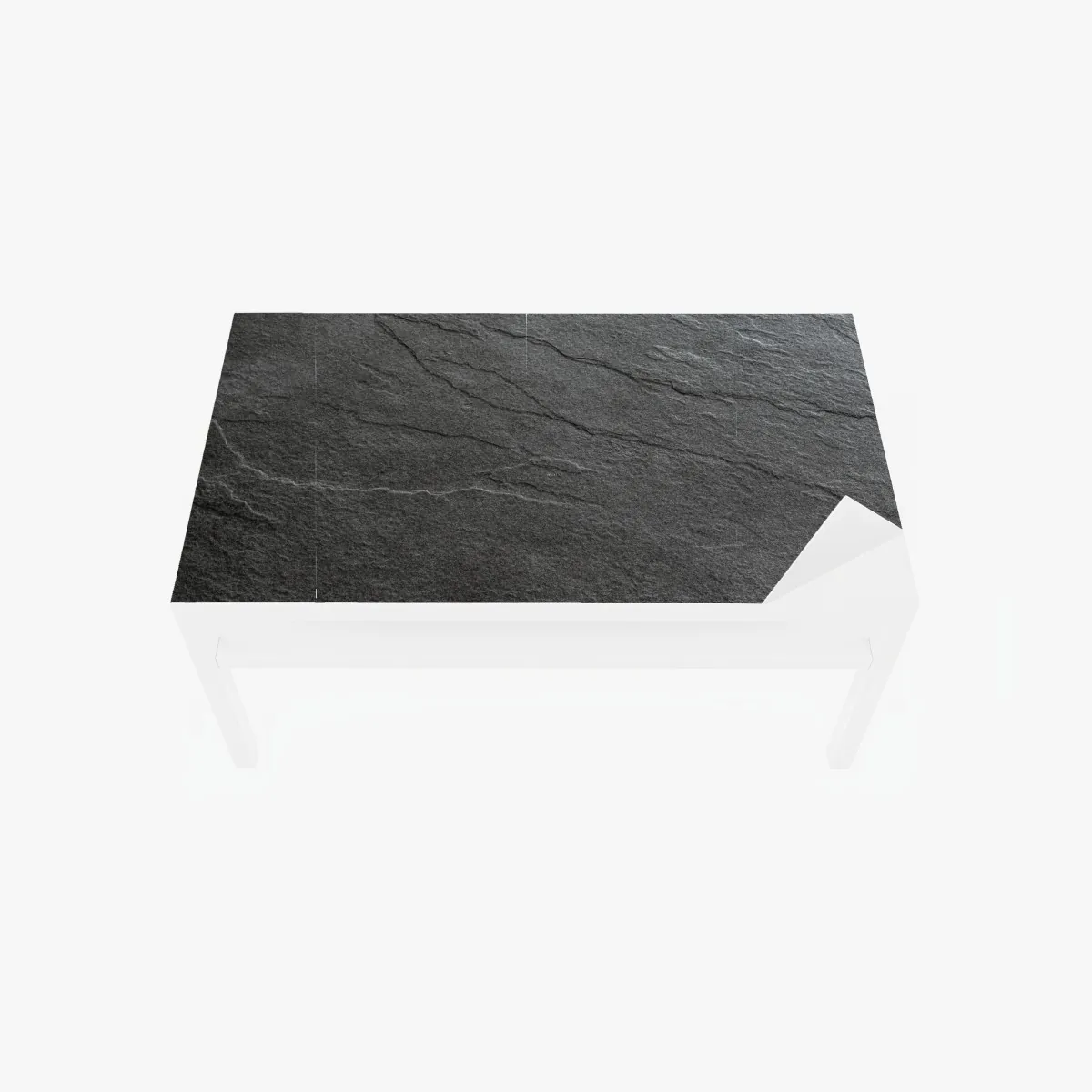 Naklejka na biurko i stół ciemna tekstura łupka – Wallissimo® Naklejka na biurko i stół ciemna tekstura łupka – Wallissimo®