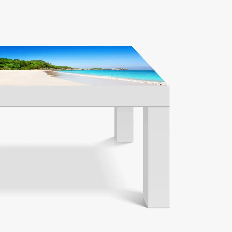 Naklejka na biurko i stół elegancki motyw art deco w odcieniach bordo i koralu – Wallissimo®