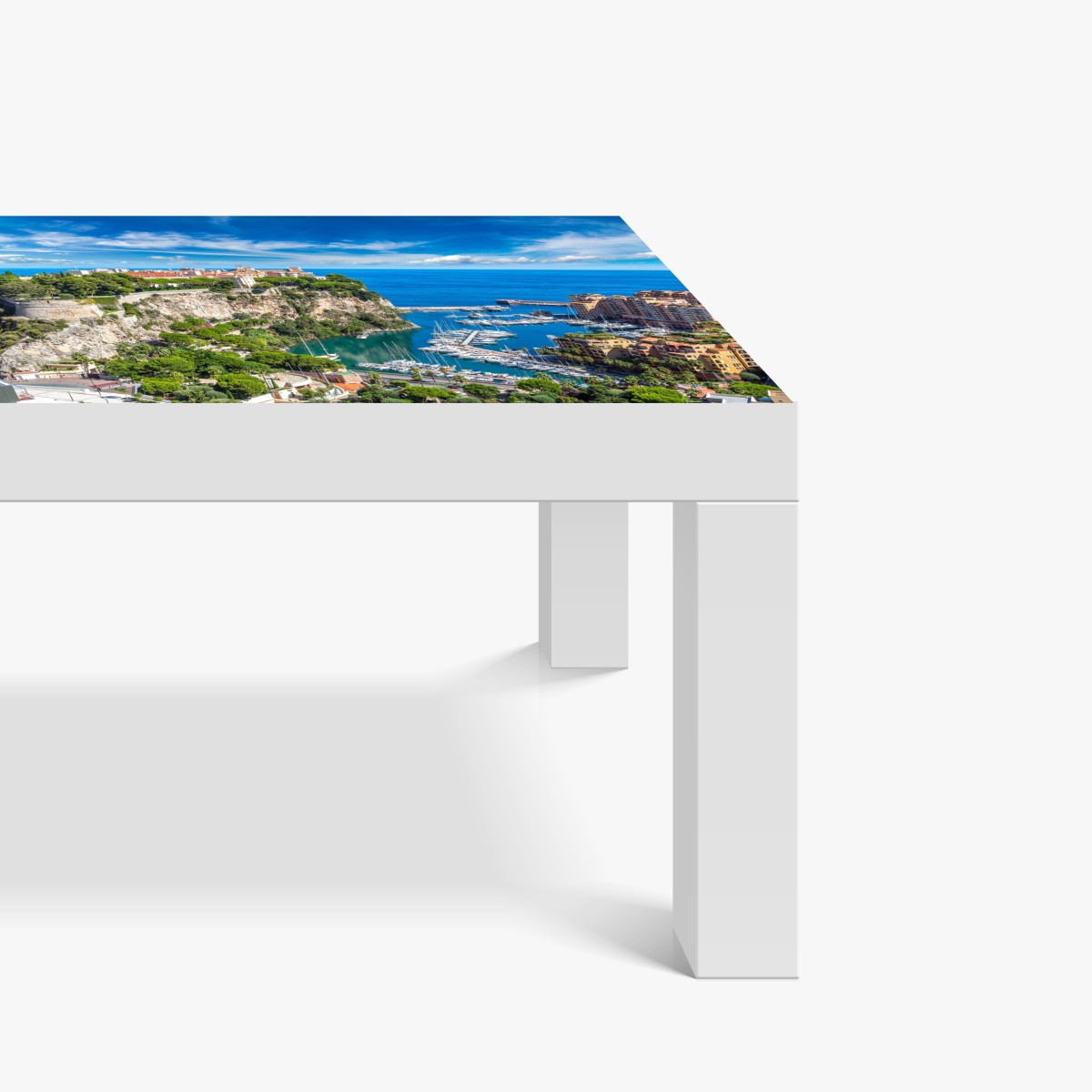 Naklejka na biurko i stół panorama portu Monte Carlo – Wallissimo® Naklejka na biurko i stół panorama portu Monte Carlo – Wallissimo®