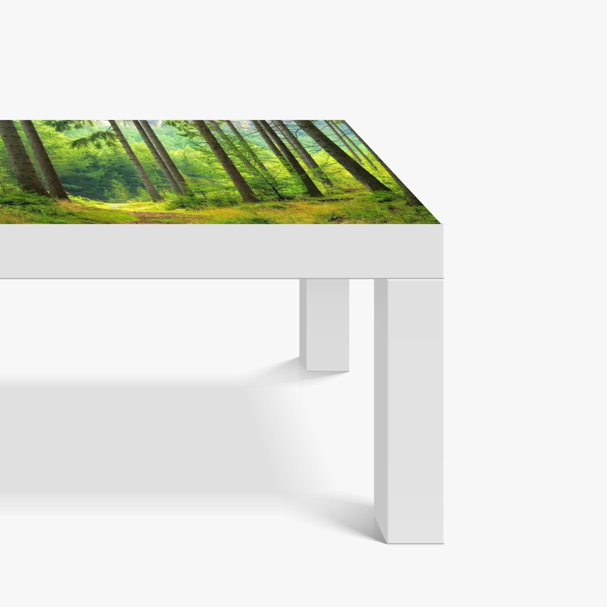 Naklejka na biurko i stół słoneczna ścieżka leśna – Wallissimo® Naklejka na biurko i stół słoneczna ścieżka leśna – Wallissimo®