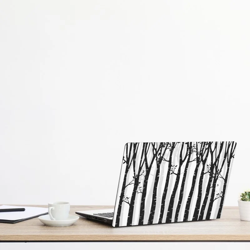 Naklejka na laptopa Monako panorama wybrzeża o zmierzchu – Wallissimo®