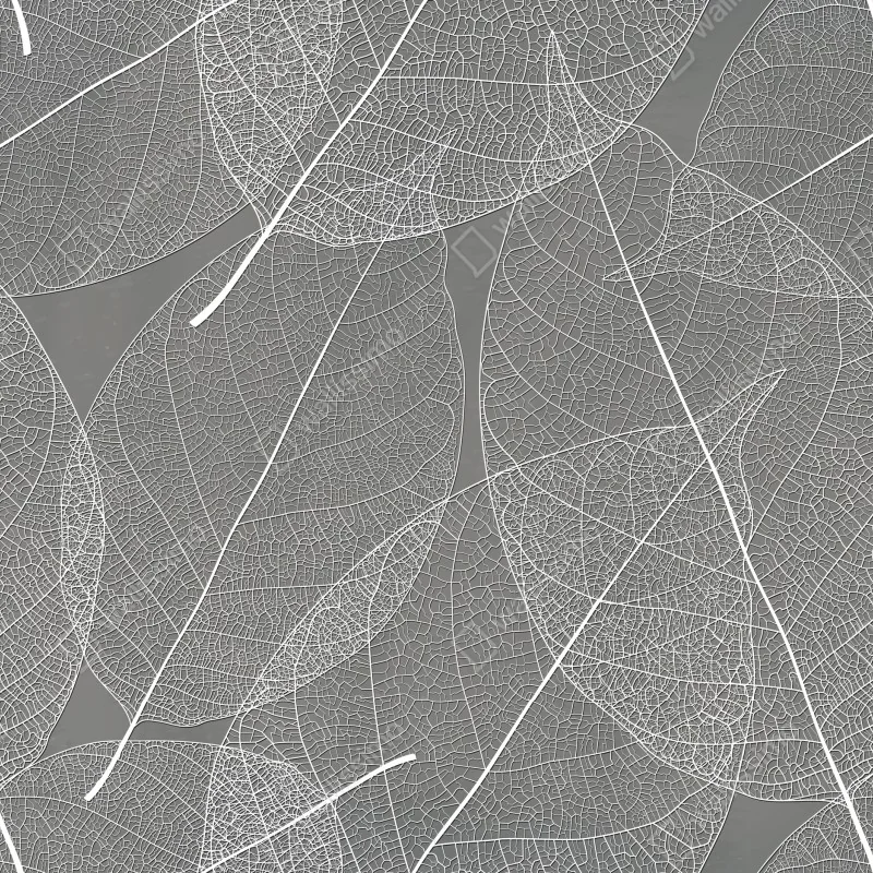 Naklejka na laptopa delikatny wzór liści w odcieniach szarości – Wallissimo® Naklejka na laptopa delikatny wzór liści w odcieniach szarości – Wallissimo®