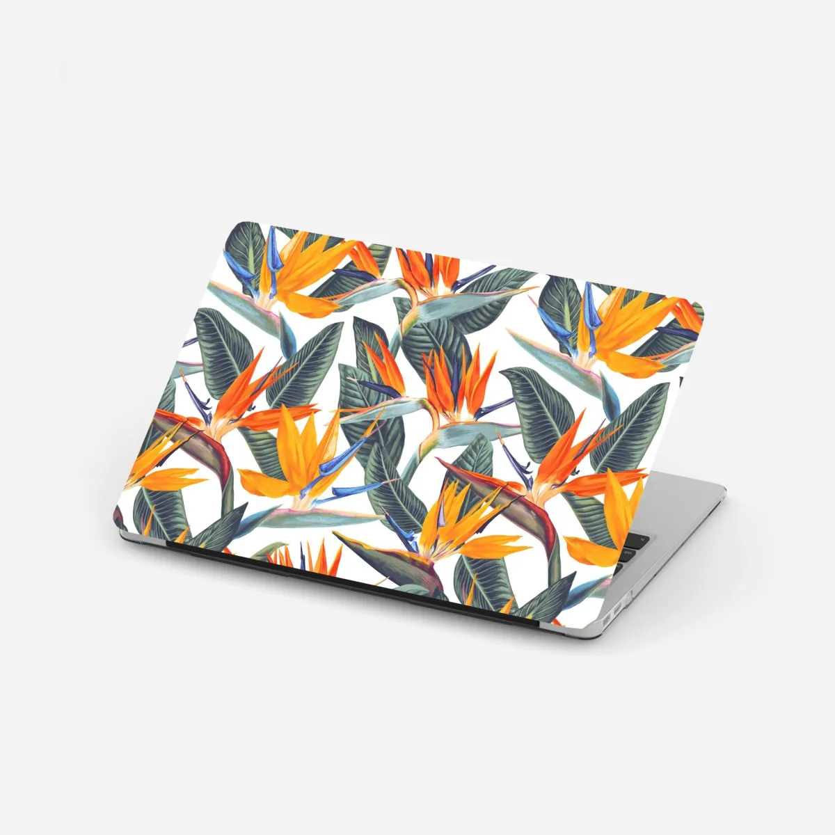 Naklejka na laptopa tropikalny wzór strelicji – Wallissimo® Naklejka na laptopa tropikalny wzór strelicji – Wallissimo®