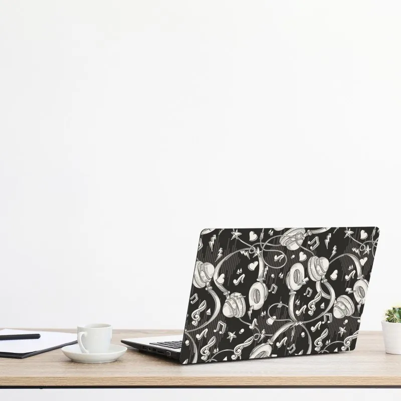 Naklejka na laptopa żywa abstrakcyjna kompozycja pop-art – Wallissimo®