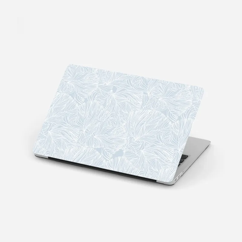 Naklejka na laptopa delikatny botaniczny rysunek kwiatowy – Wallissimo®