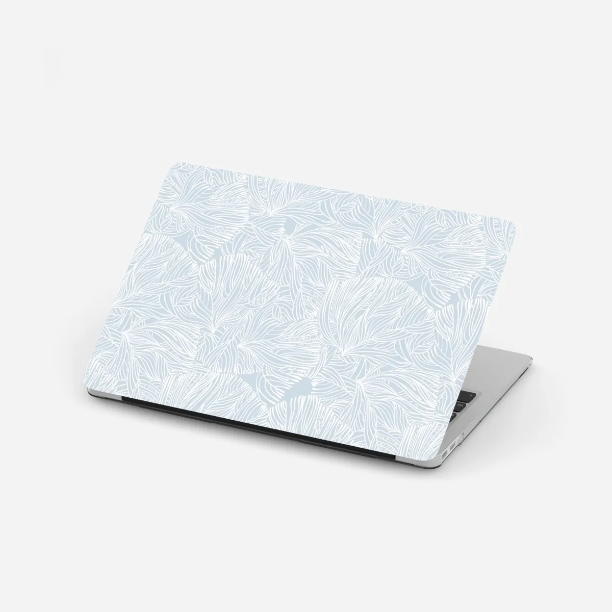 Naklejka na laptopa delikatny niebieski wzór botaniczny – Wallissimo® Naklejka na laptopa delikatny niebieski wzór botaniczny – Wallissimo®