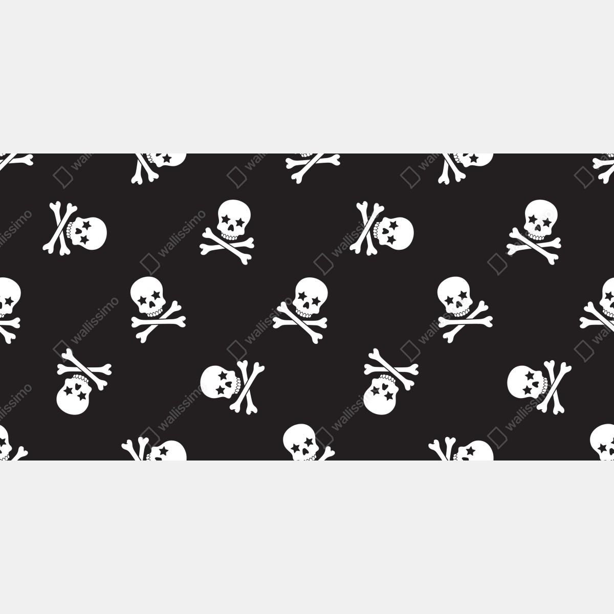 Naklejka na laptopa wzór czaszki i skrzyżowanych piszczeli – Wallissimo® Naklejka na laptopa wzór czaszki i skrzyżowanych piszczeli – Wallissimo®
